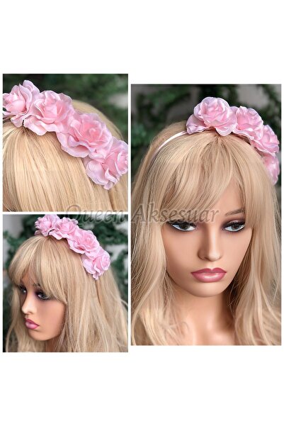 QUEEN AKSESUAR Special design luxury artificial side rose row floral engageme...