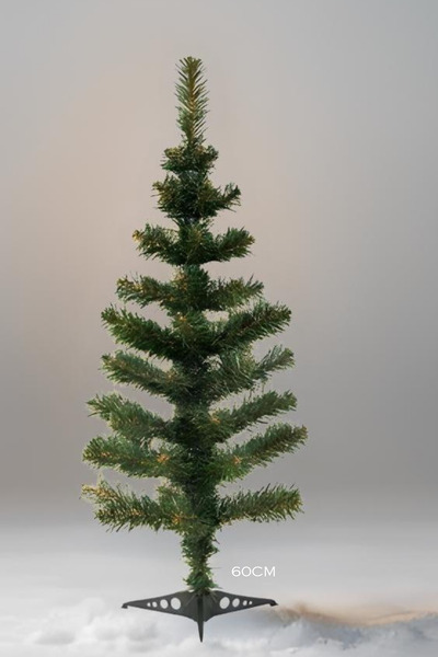 buradanaldım Yılbaşı Çam Ağacı 60 Cm Lüks Masa Üzeri Çam Ağacı 56 Dal, Noel A...