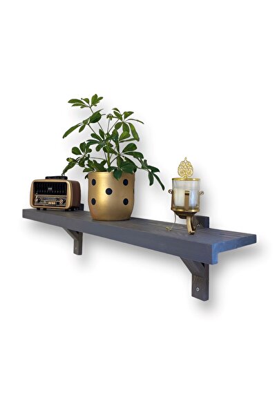 Hier Ahşap Dekoratif Raf 40 Cm, Duvar Rafı, Ahşap , Tv Altı Raf, Ahşap Kitapl...