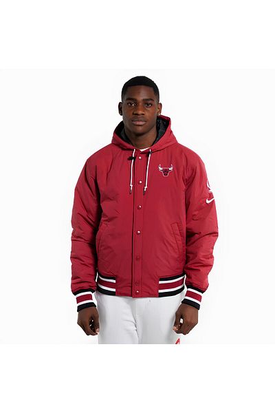Red nike jackets online for men