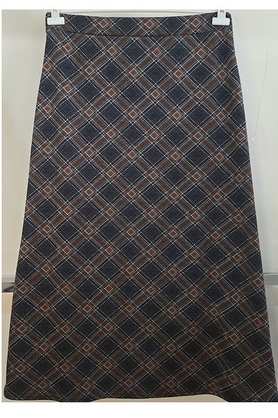 N.Y.YILDIZ STAR LARGE SIZE FLEXIBLE NEW PATTERNED SEASONAL THICK UNLINED BELL SKIRT