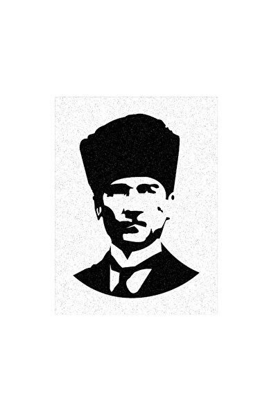 Red Castle Mustafa Kemal Atatürk Kalpaklı 10 Adet Büyük Boy A4 Kum Boyama Kar...