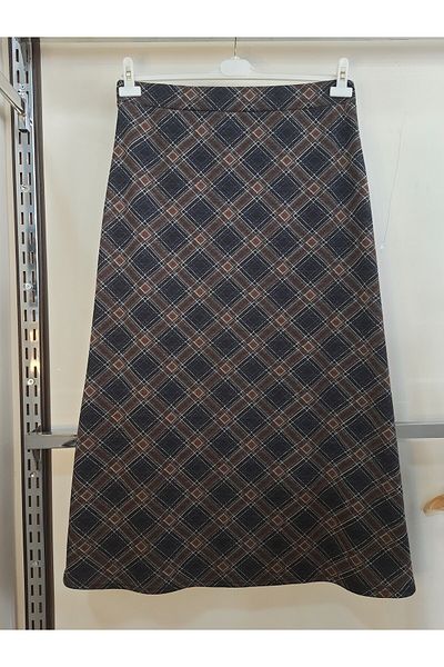 N.Y.YILDIZ STAR LARGE SIZE FLEXIBLE NEW PATTERNED SEASONAL THICK UNLINED BELL SKIRT