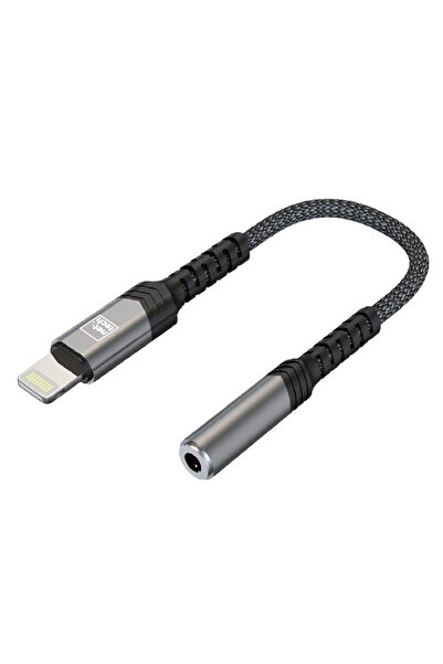 Nettech NT-OT01 Lightning To Jack Dönüştürücü - Siyah
