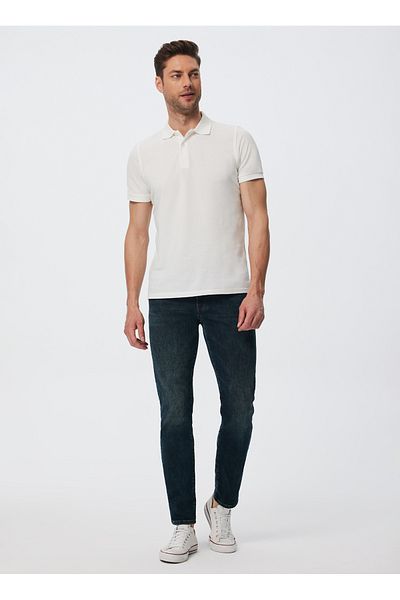 Lee Cooper Men's Slim Fit Straight Denim Trousers - 241 Lcm 121025   Jagger Ferb Brown to