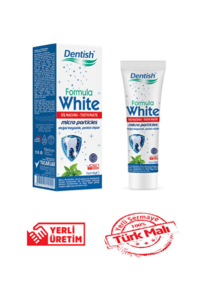 Dentish Formula White Diş Macunu 75 ml.