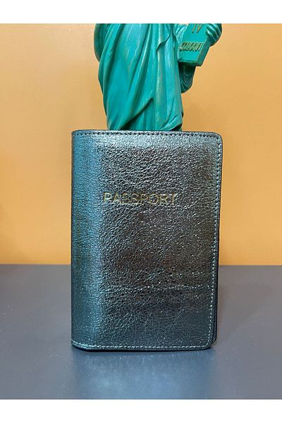 Seyahataksesuar LEATHER PASSPORT COVER