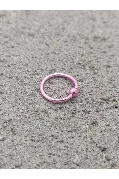 Liva 316l Surgical Steel Bulk (PINK COLOR) Full Ring Piercing (CONCH,TRAGUS,HELIX,FLAT,LOBE EARRING)