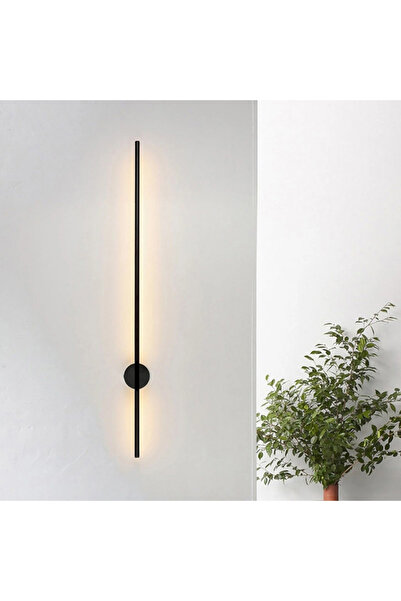BY-LAMP Duvara Yansımalı Olta Modeli Aplik Siyah Renk