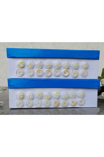 hobim42 PAPATYA BUTTON SET 30 BOTTOM STITCHED 30 TOP STITCHED TOTAL 60 PIECES (SIZE:15MM)