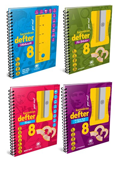 Çanta Yayıncılık Çanta 8.sınıf Matematik Türkçe Fen İnkılap Kazandıran Defter...