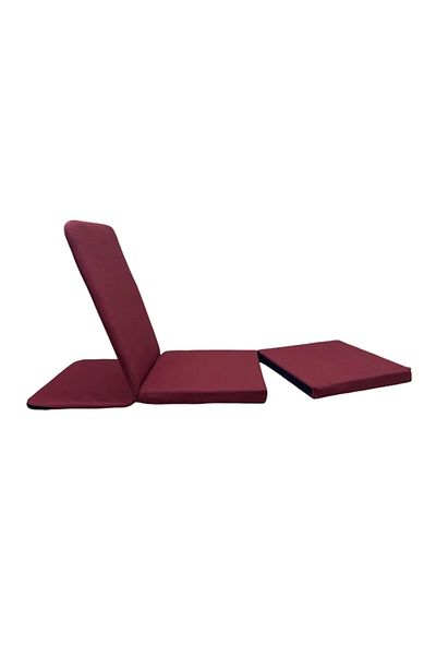 REMEGE Scaun de meditație Backjack cu pernă dublă detașabilă, pernă de podea susținută
