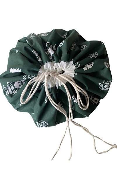 TAKI BY EKİN متعددة الوظائف، مبطنة مقاومة للماء، حقيبة مكياج برباط على شكل شج...