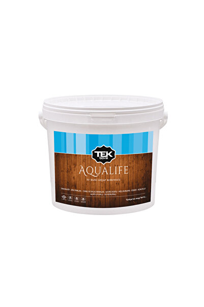 Genel Markalar Boya (aqualife) Su Bazlı Ahşap Koruyucu Kokusuz Orman Yeşili 1...