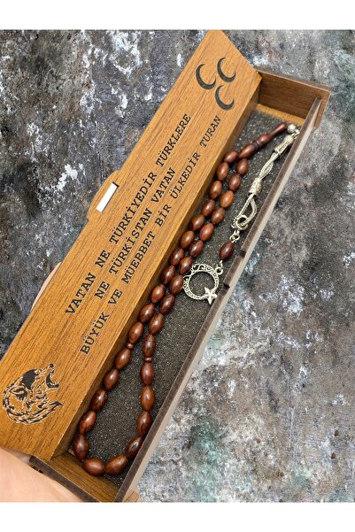 KANUNİ TESBİH Ülkücüye Hediyelik ,ay Yıldız Püsküllü Kuka Tesbih