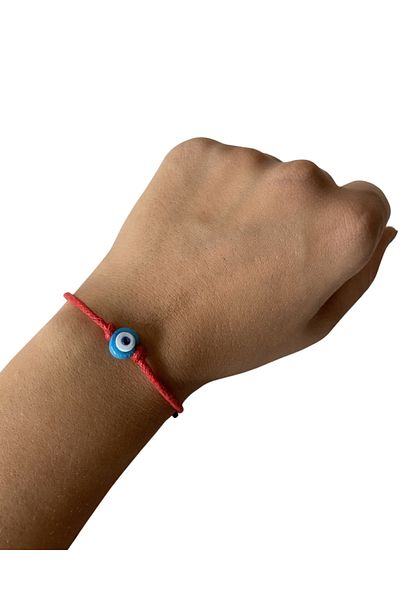 TAKI BY EKİN Glass Evil Eye Beaded Bracelet