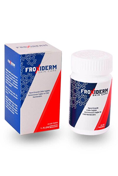 FROXİDERM Froxiderm Yara Yanık Cilt Kesi Ve Sıyrıkları Pudra 25 Gr.