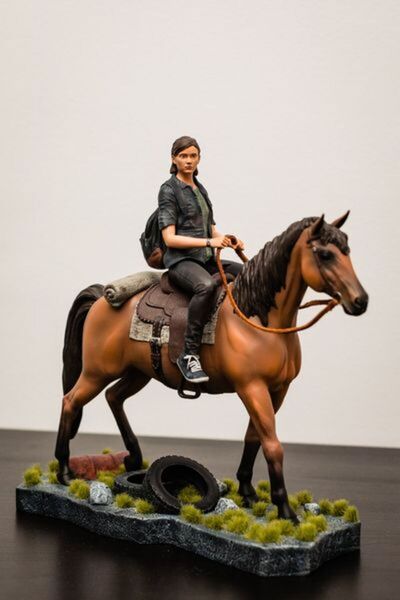 TuransoyCraft The Last of Us Ellie Figür The Last of Us At ve Ellie Obje Büyü...