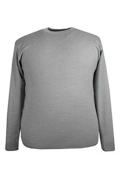 rugatchi Men's Large Size Oversize Knitwear Sweater Crew Neck