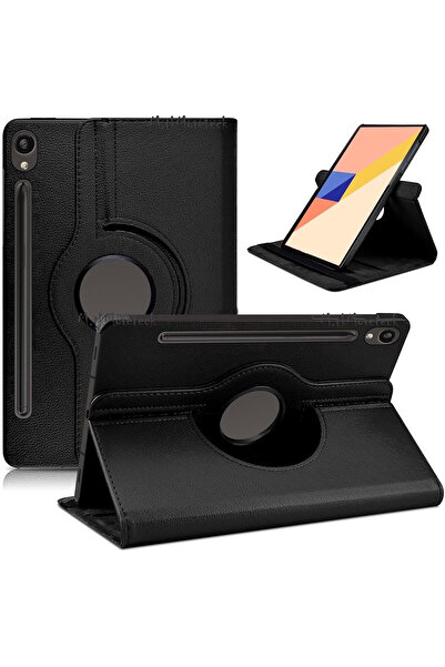 m.tk moveteck Samsung Galaxy S9 11 inç Sm-X710 Tablet Kılıfı 360 Derece Dönebilen Kapaklı Kılıf Tam Koruyucu
