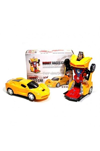 Ailenizin Oyuncakçısı Pilli Işıklı Sesli Robota Dönüşen Araba