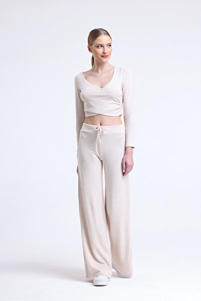 Nineteen Brand Plazzo Geniş Paça Panolon