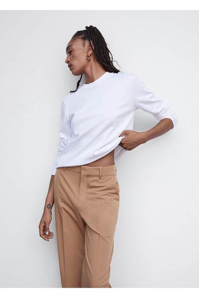 MANGO Woman Βαμβακερό Premium T-Shirt