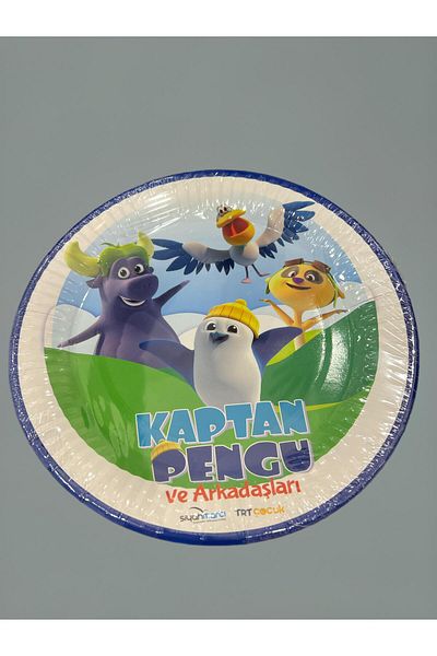 BalonEvi Captain Pengu Birthday Set for 8