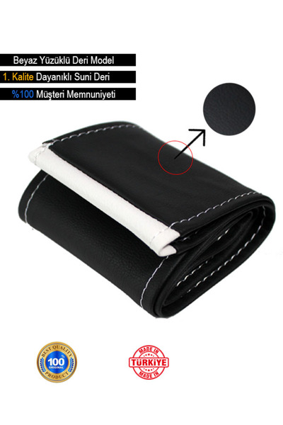 YUNHAT غطاء عجلة القيادة من الجلد الفاخر الخاص بسيارة أودي كيو 3، بخياطة رياض...