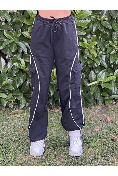 GOSSİP TEAM Vintage Line Λεπτομέρεια Cargo Pocket Trotters φαρδύ αθλητικό παντελόνι