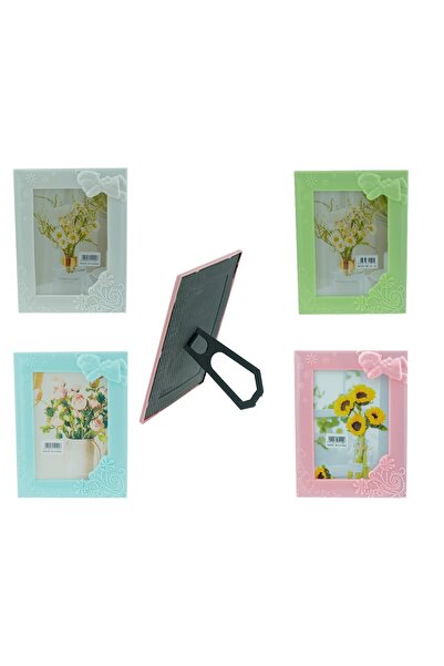 Mettzchrom 10cm X 15cm Resim, Fotoğraf Çerçevesi Ayaklı Model 4 renk Çerçeve