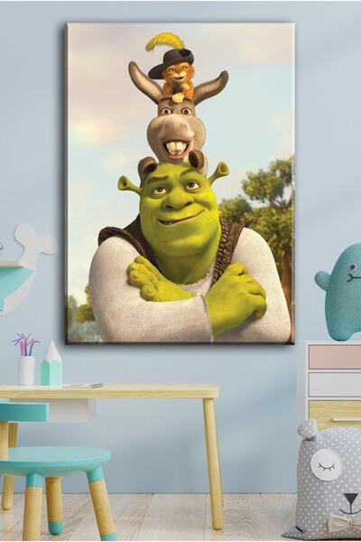 Şehzat Design Shrek Çocuk Odası Tabloları Hediye Hediyelik