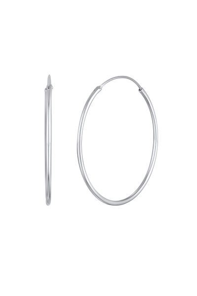 ELLI Ohrringe Creolen Rund Basic Klassisch 925 Silber