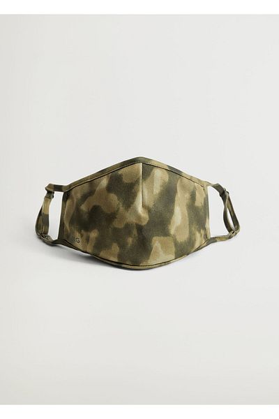 MANGO Man Akcesoria męskie khaki - inne 77064430