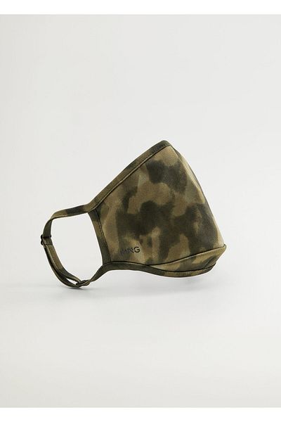 MANGO Man Akcesoria męskie khaki - inne 77064430