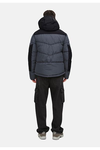 Jack & Jones Jacke Otis Puffer Übergangsjacke mit Kapuze und Kordelzug