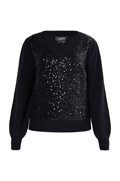 USHA BLACK LABEL Strick Pullover nowles