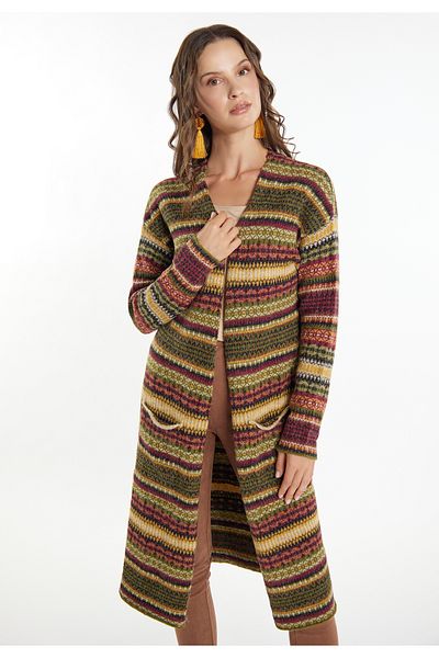 USHA FESTIVAL Strick Cardigan flesh