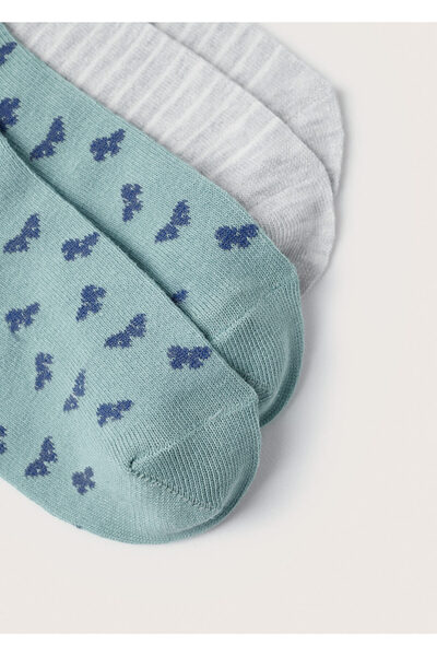 MANGO Kids Kız Çocuk Gri Çorap