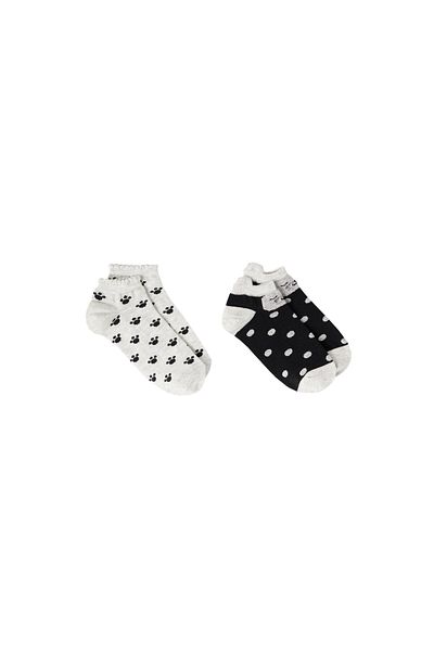 MANGO Kids Girl's Black Socks27001185