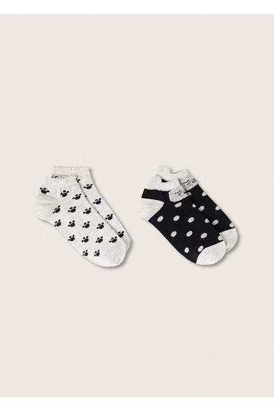 MANGO Kids Girl's Black Socks27001185