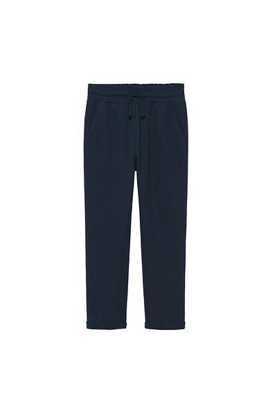 MANGO Kids Pantaloni albaștri pentru fetiță 27800004