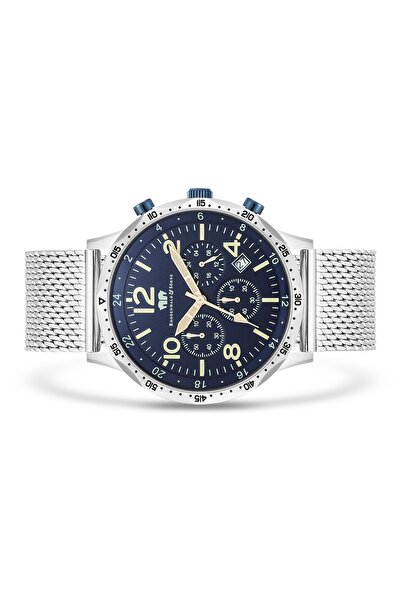 Rhodenwald & Söhne Chronograph Herren Chronograph silber Edelstahl silber