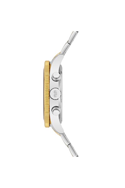 Rhodenwald & Söhne Chronograph Herren Chronograph silber Edelstahl silber/gelbgold