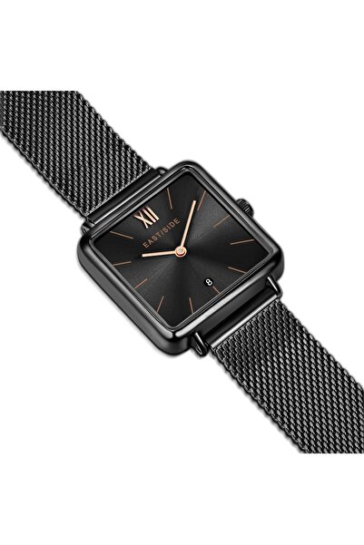 eastside Quarzuhr Damen Quarzuhr anthrazit Edelstahl anthrazit