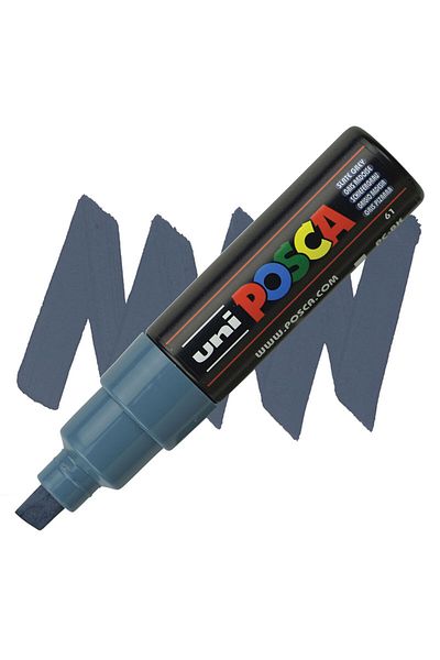 Uni Posca Marker PC-8K 8.0mm Slate Gray