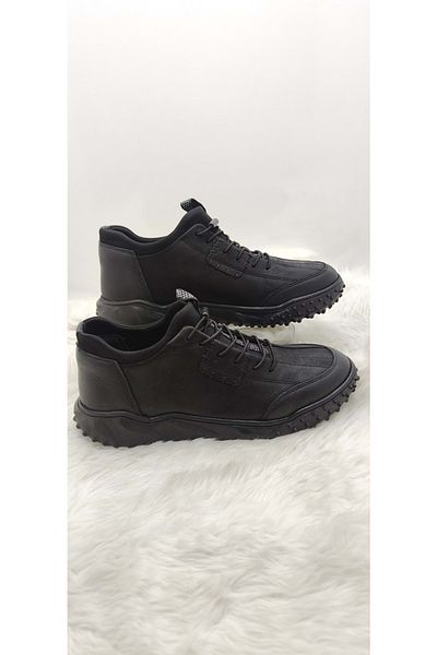 Voyager Men's Real Crayz Leather Rubber Laced Shoes 6012