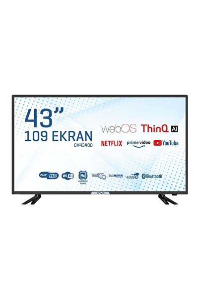 ONVO Ov43400 43” Uydu Alıcılı Tv