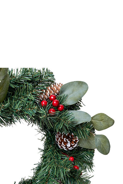 Karaca Home New Year Yılbaşı Pine Kapı Süsü 40 cm