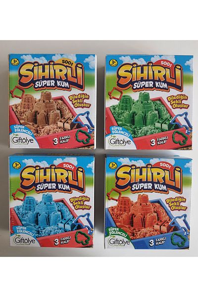 Giftölye Kinetic Sand 500gr (3 moulds as a gift)